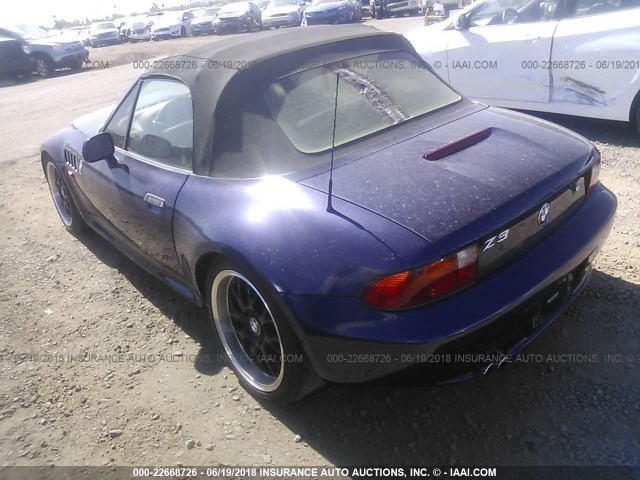 4USCJ3330WLC15075 - 1998 BMW Z3 2.8 Navy photo 3