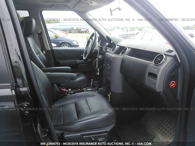 SALAE24476A391741 - 2006 LAND ROVER LR3 BLACK photo 5