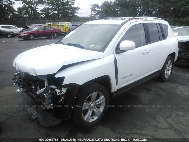 1C4NJDEB9FD427036 - 2015 JEEP COMPASS LATITUDE 白色 照片 2