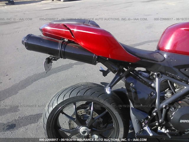 ZDM1XBMV8BB016945 - 2011 DUCATI 848 RED photo 6