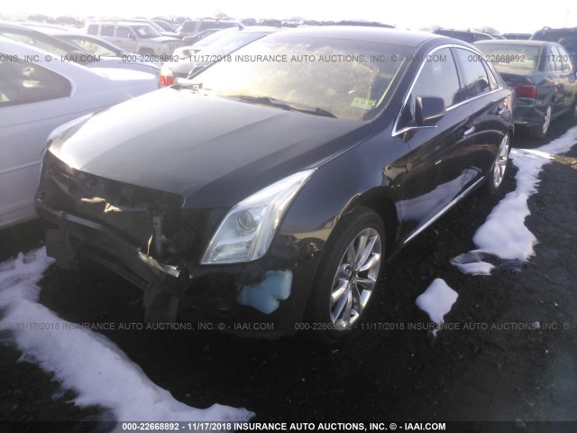 2G61N5S34E9196969 - 2014 CADILLAC XTS LUXURY COLLECTION BLACK photo 2