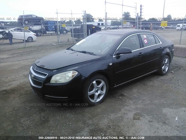 1G1ZH57B48F224409 - 2008 CHEVROLET MALIBU 1LT 黑色 照片 2