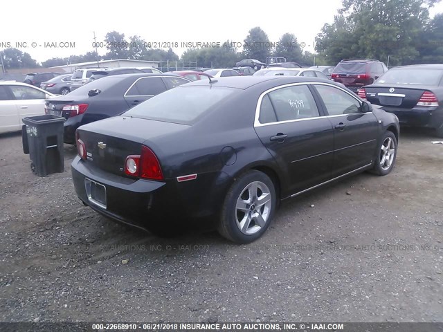 1G1ZH57B48F224409 - 2008 CHEVROLET MALIBU 1LT 黑色 照片 4