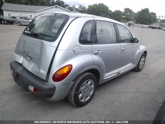 3C4FY48B72T222850 - 2002 CHRYSLER PT CRUISER CLASSIC SILVER photo 4