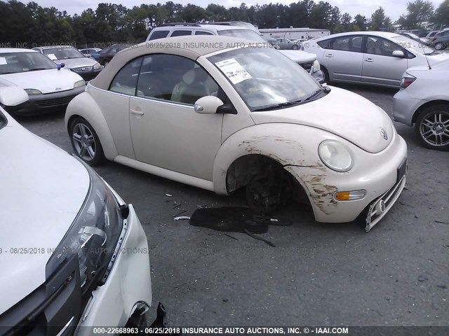 3VWCD31Y04M352292 - 2004 VOLKSWAGEN NEW BEETLE GLS CREAM photo 1