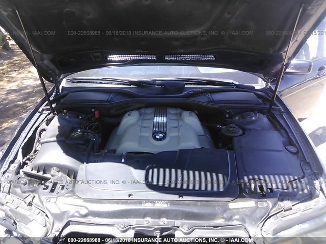 WBAGL63515DP74853 - 2005 BMW 745 I Dark Blue photo 10