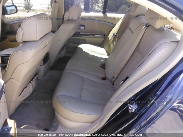 WBAGL63515DP74853 - 2005 BMW 745 I Dark Blue photo 8