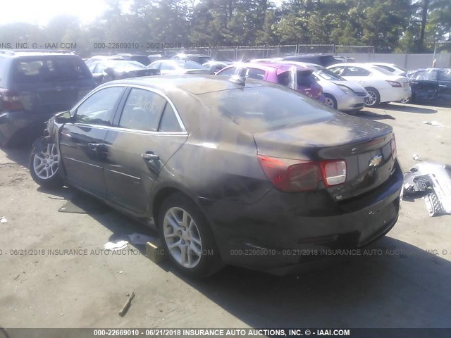 1G11C5SL8FF329270 - 2015 CHEVROLET MALIBU 1LT შავი ფოტო 3