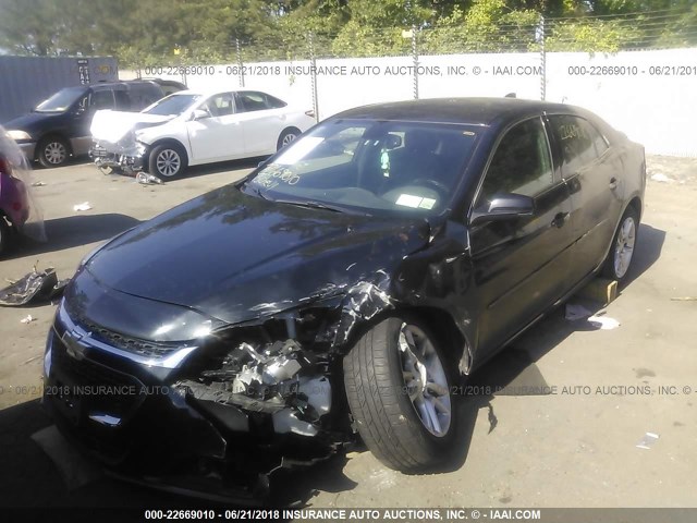 1G11C5SL8FF329270 - 2015 CHEVROLET MALIBU 1LT შავი ფოტო 6