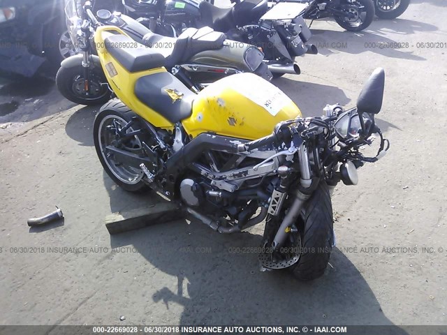 JS1VP53A942100511 - 2004 SUZUKI SV650 YELLOW photo 1