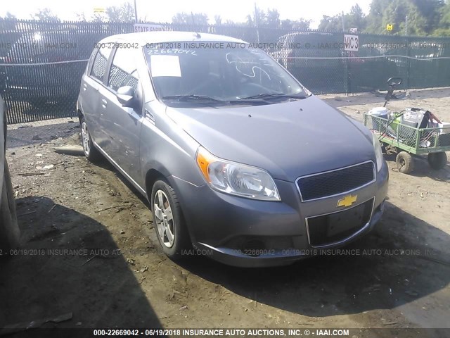 KL1TD6DE4AB113179 - 2010 CHEVROLET AVEO LS/LT GRAY photo 6