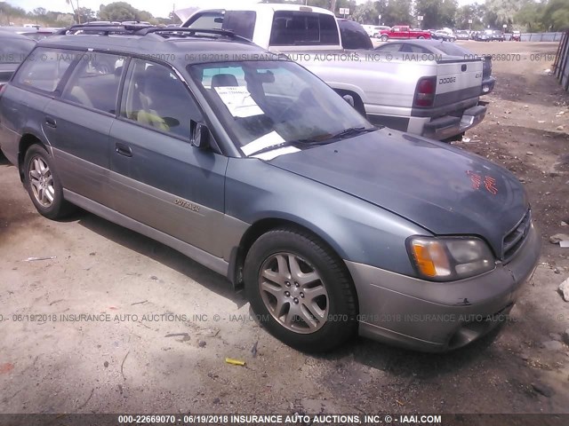 4S3B86750Y6672347 - 2000 SUBARU LEGACY OUTBACK AWP 绿色 照片 1