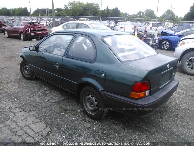 JT2AC52L3T0151900 - 1996 TOYOTA TERCEL STD/DX GREEN photo 3