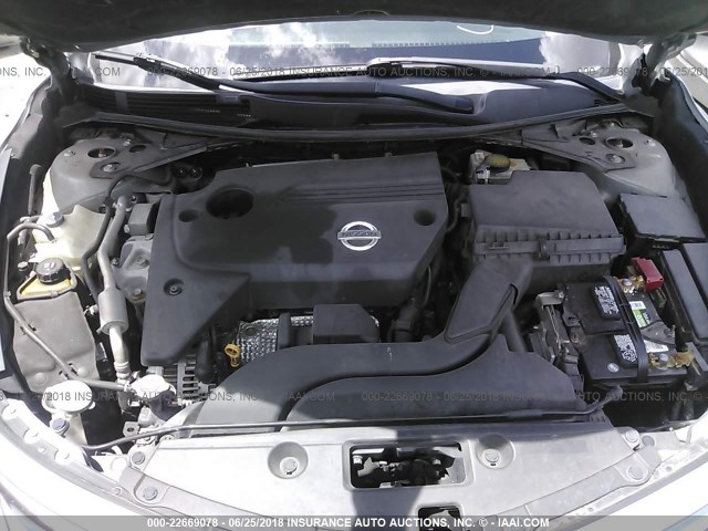 1N4AL3AP4DN444697 - 2013 NISSAN ALTIMA 2.5/S/SV/SL SILVER photo 10