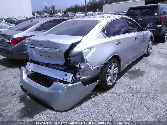 1N4AL3AP4DN444697 - 2013 NISSAN ALTIMA 2.5/S/SV/SL SILVER photo 4