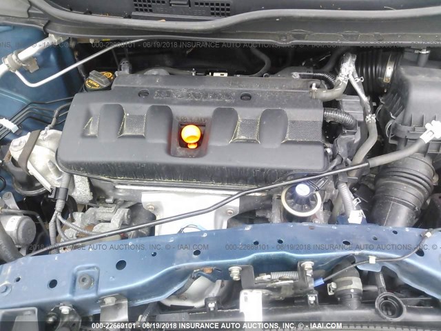 19XFB2F96CE314771 - 2012 HONDA CIVIC EXL BLUE photo 10