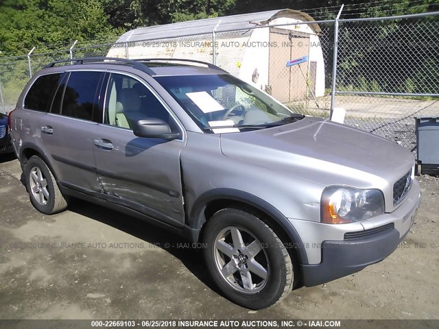 YV1CZ592751142734 - 2005 VOLVO XC90 SILVER photo 1