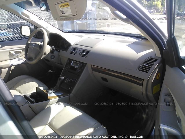 YV1CZ592751142734 - 2005 VOLVO XC90 SILVER photo 5