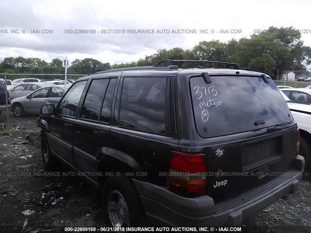 1J4FX58S6WC133713 - 1998 JEEP GRAND CHEROKEE LAREDO/TSI BLACK photo 3