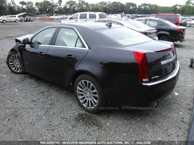 1G6DL5EV9A0117414 - 2010 CADILLAC CTS PERFORMANCE COLLECTION BLACK photo 3