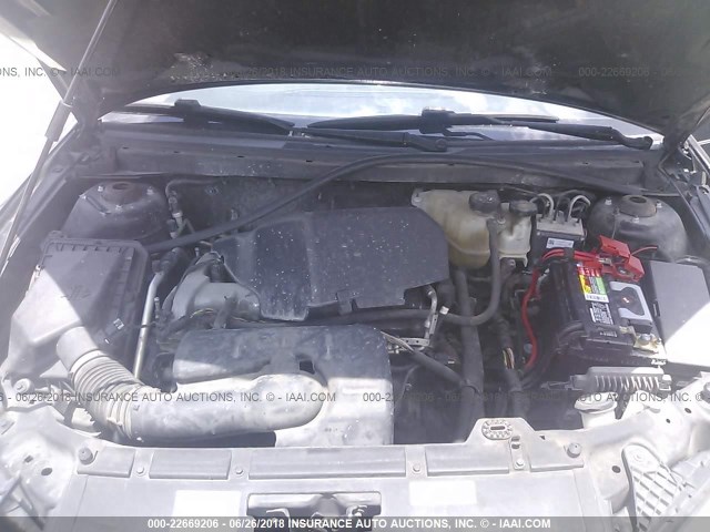 1G2ZF57B384153264 - 2008 PONTIAC G6 VALUE LEADER/BASE BLACK photo 10