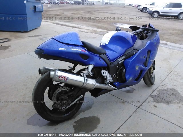 JS1GW71AX72104663 - 2007 SUZUKI GSX1300 RZ BLUE photo 4