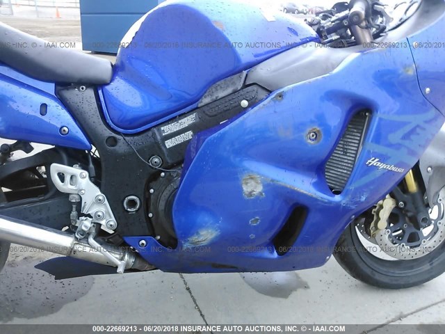 JS1GW71AX72104663 - 2007 SUZUKI GSX1300 RZ BLUE photo 8