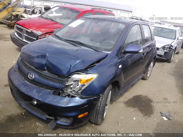 JTKKT624965005589 - 2006 TOYOTA SCION XA BLUE photo 2