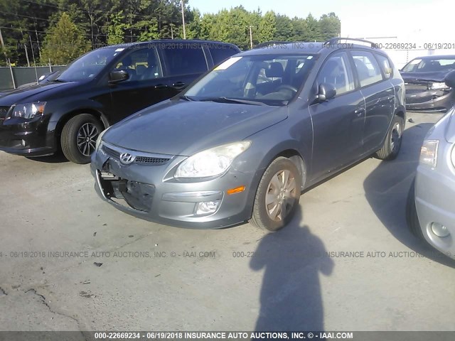 KMHDC8AE2AU077184 - 2010 HYUNDAI ELANTRA TOURING GLS/SE GRAY photo 2