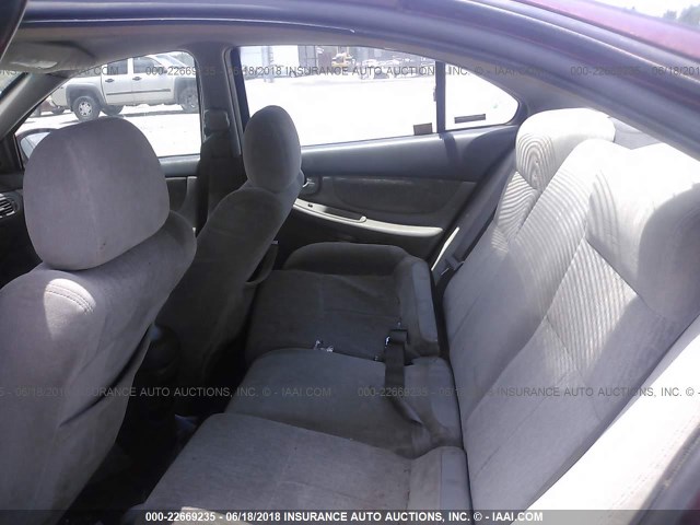 1G3NL52T51C259942 - 2001 OLDSMOBILE ALERO GL MAROON photo 8