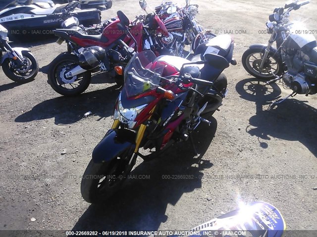 JS1GT7AA9G2100273 - 2016 SUZUKI GSX-S1000A RED photo 2