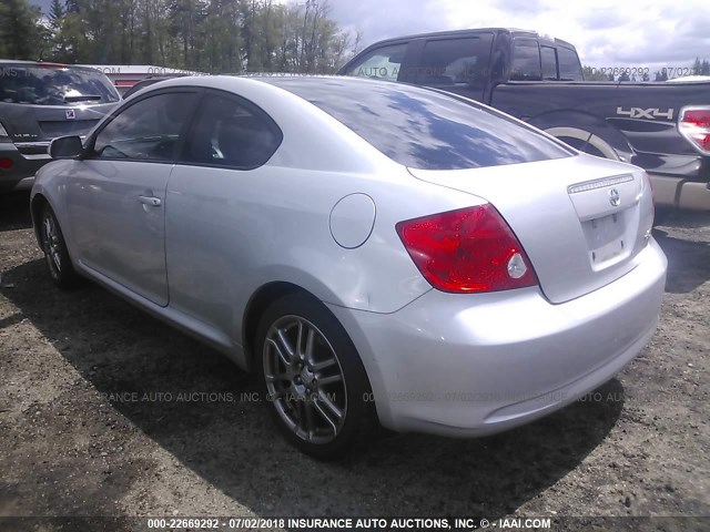 JTKDE167X60124081 - 2006 TOYOTA SCION TC 银色 照片 3
