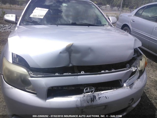 JTKDE167X60124081 - 2006 TOYOTA SCION TC 银色 照片 6