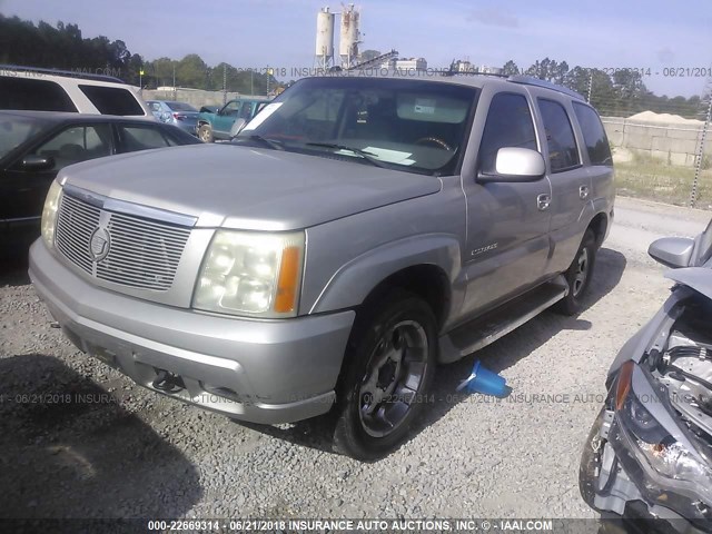 1GYEK63N25R115562 - 2005 CADILLAC ESCALADE LUXURY Gümüş foto 2