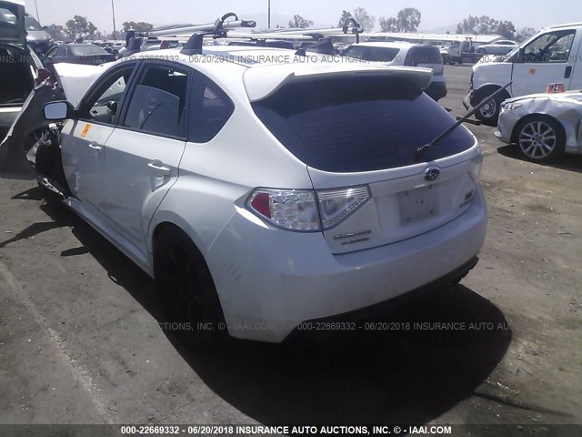 JF1GR8H67DL204946 - 2013 SUBARU IMPREZA WRX STI WHITE photo 3