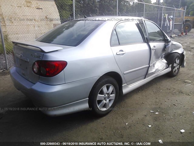 2T1BR32E77C852385 - 2007 TOYOTA COROLLA CE/LE/S SILVER photo 4