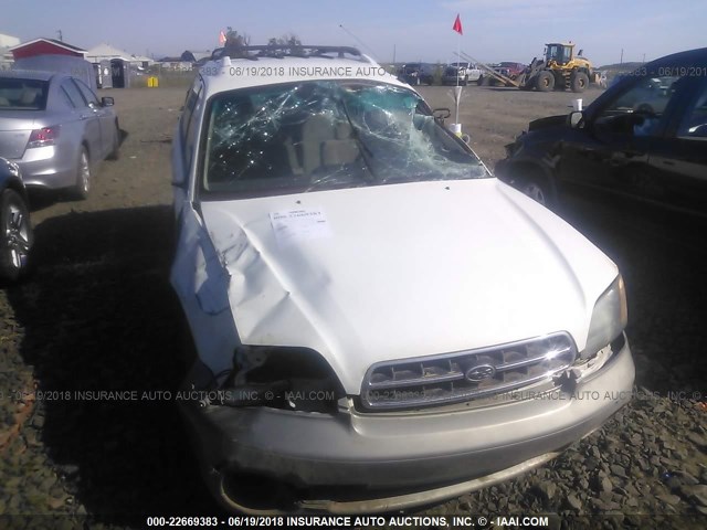4S3BH675316616182 - 2001 SUBARU LEGACY OUTBACK AWP 白色 照片 6