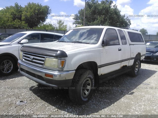 JT4VD22E9S0007563 - 1995 TOYOTA T100 XTRACAB DX WHITE photo 2