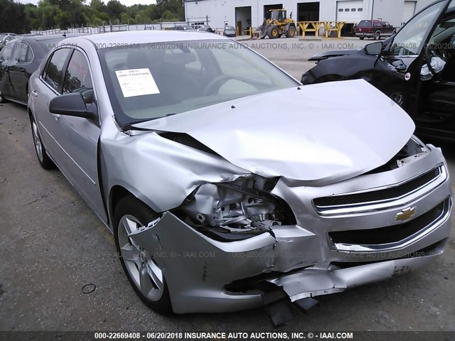 1G1ZB5E07CF256203 - 2012 CHEVROLET MALIBU LS SILVER photo 1