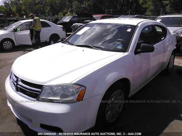 1B3BD4FB8BN578447 - 2011 DODGE AVENGER EXPRESS 白色 照片 2