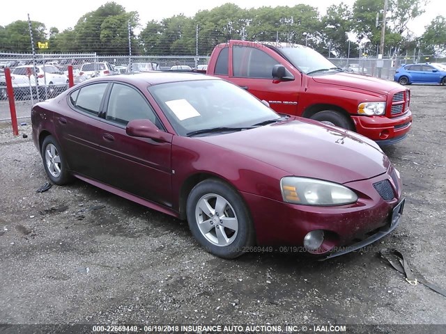 2G2WP552281125664 - 2008 PONTIAC GRAND PRIX RED photo 1