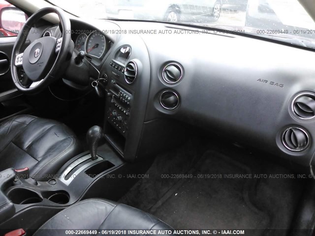 2G2WP552281125664 - 2008 PONTIAC GRAND PRIX RED photo 5