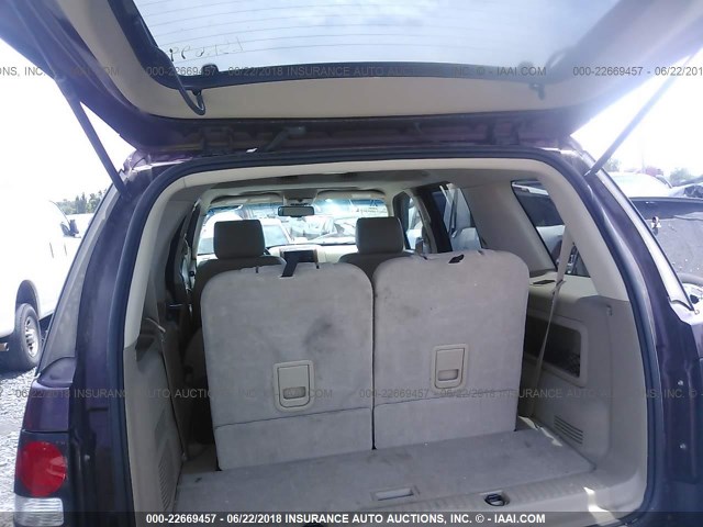 1FMEU74E47UB54847 - 2007 FORD EXPLORER EDDIE BAUER BURGUNDY photo 8