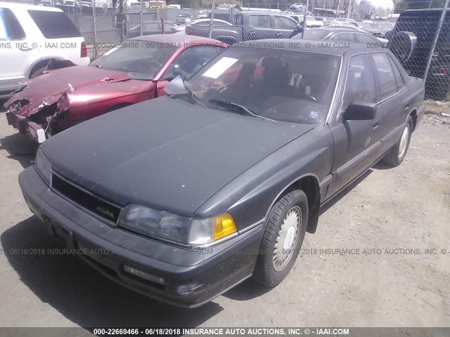 JH4KA4679LC013753 - 1990 ACURA LEGEND LS BLACK photo 2
