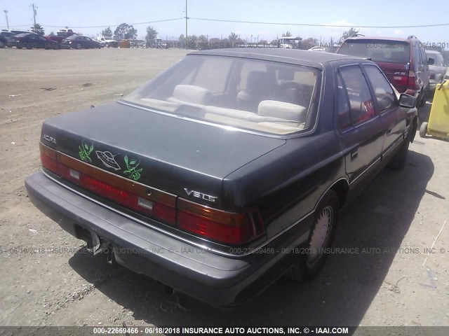 JH4KA4679LC013753 - 1990 ACURA LEGEND LS BLACK photo 4