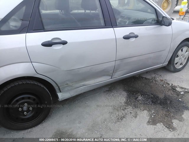 1FAFP34N27W363264 - 2007 FORD FOCUS ZX4/S/SE/SES 银色 照片 6