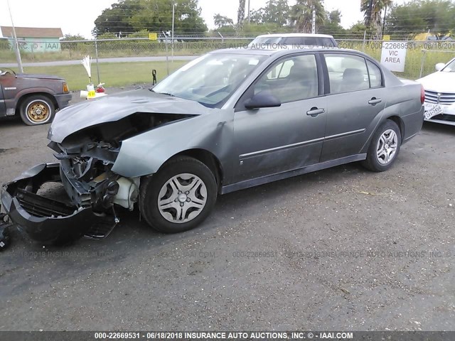 1G1ZS53FX6F249645 - 2006 CHEVROLET MALIBU LS 绿色 照片 2