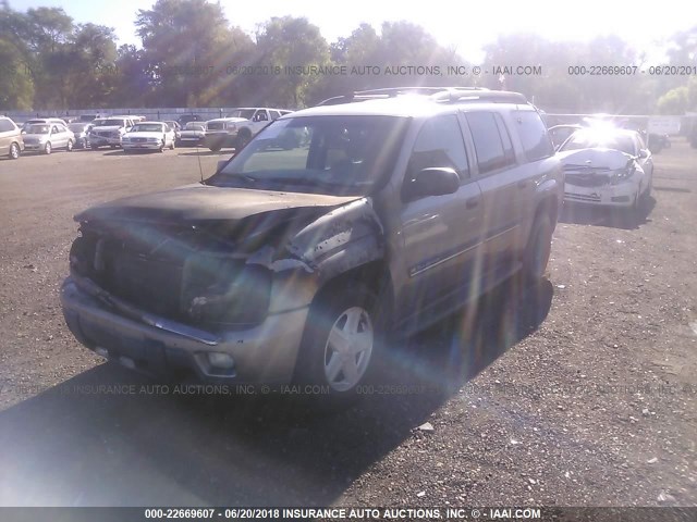 1GNET16S026131657 - 2002 CHEVROLET TRAILBLAZER EXT GOLD photo 2