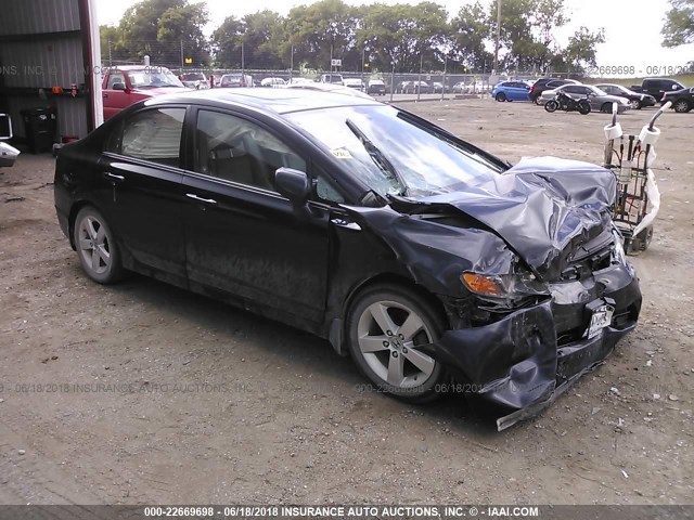 2HGFA16998H342140 - 2008 HONDA CIVIC EXL მუქი ლურჯი ფოტო 1