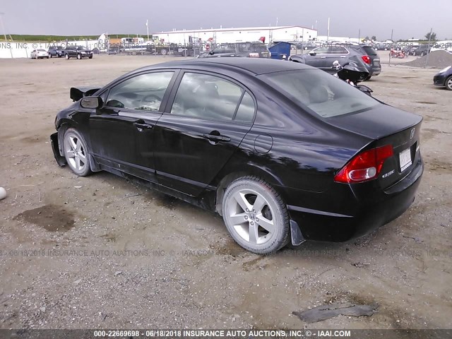 2HGFA16998H342140 - 2008 HONDA CIVIC EXL მუქი ლურჯი ფოტო 3